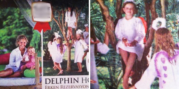 Hürriyet şimdi de 'melek' figürlü kız çocuklarını malzeme yaptı