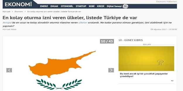 Hürriyet'in haberinde skandal harita!