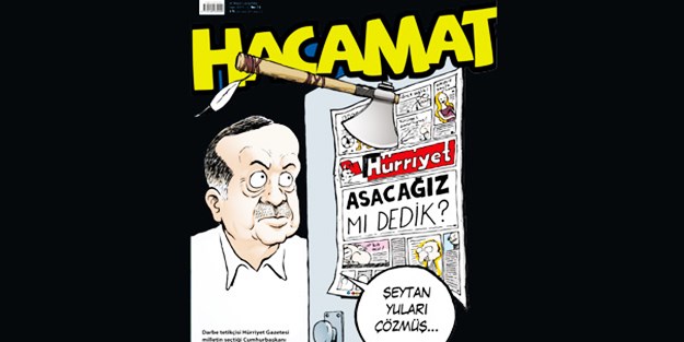 Hacamat’tan Hürriyet’in küstahlığına kapak!