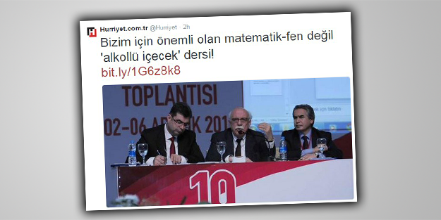 Hürriyet'ten eğitim şurasıyla ilgili algı operasyonu