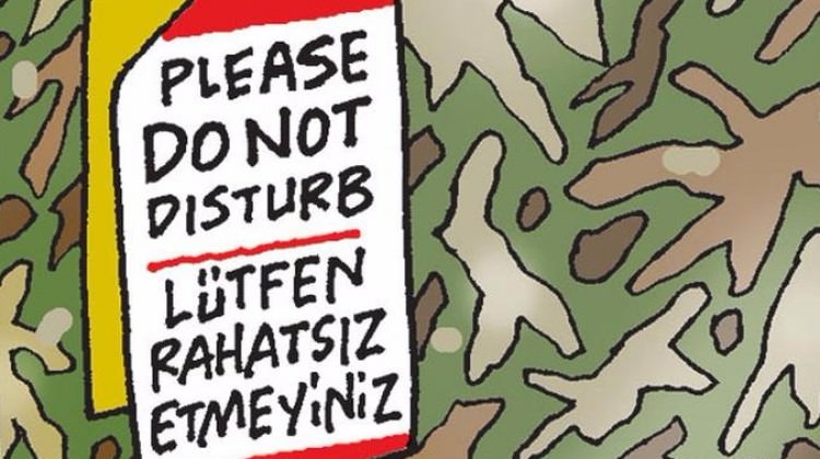 Hürriyet'ten skandal asker karikatürü