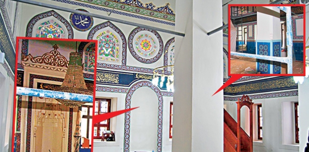 Hüseyin Ağa Camii’nde büyük tahribat
