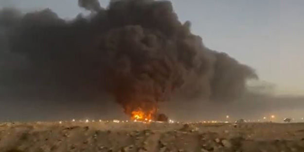 Husiler Suudi Arabistan’ın petrol deposunu vurdu!