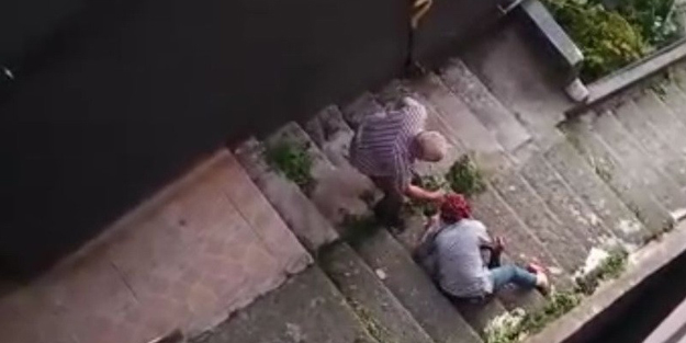Husumetli olduğu yengesine merdivende pusu kurup kurşun yağdırdı!