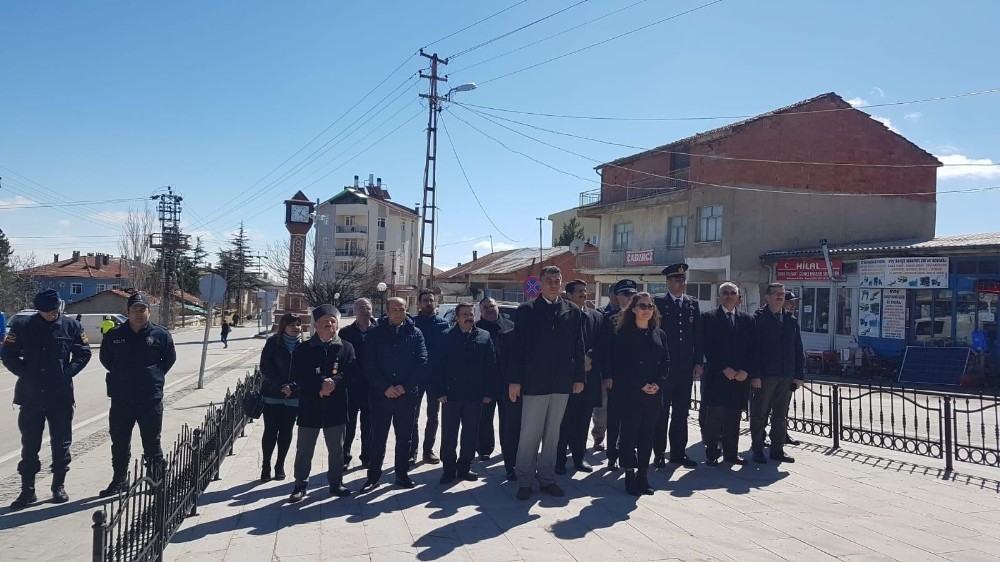 Hüyük’te Çanakkale Şehitleri anıldı 