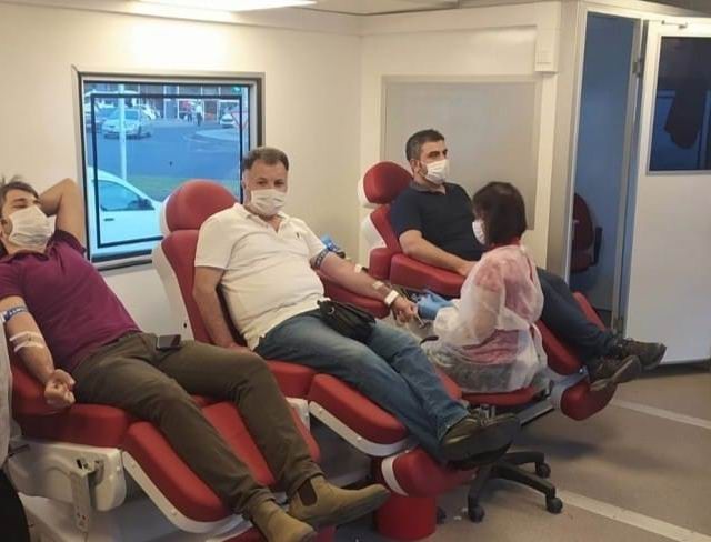 Huzur Sağlık-Sen’den Kızılay’a kan bağışı 