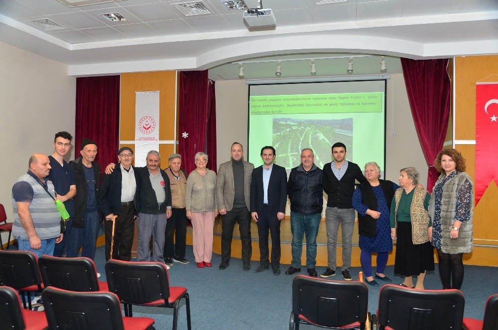 Huzurevi sakinlerine deprem eğitimi 