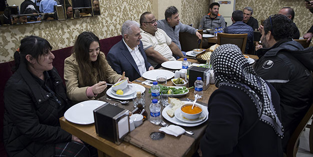 İBB Başkan adayı Binali Yıldırım'dan sürpriz ziyaret