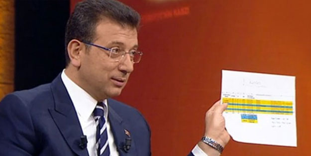 İBB Başkanı İmamoğlu'ndan canlı yayında cambazlık