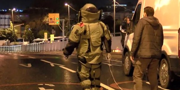 İBB binası önünde bomba paniği!