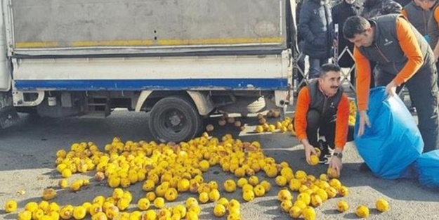 İBB önünde ayvalı protesto! Seyyar satıcının mallarını çürütüp iade ettiler