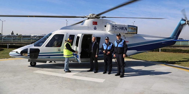 Belediyeden satılık helikopter!