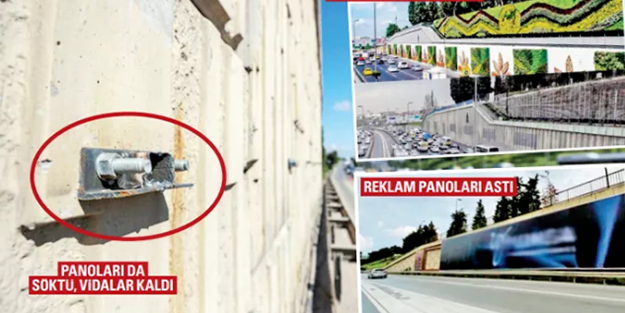 İBB'den beceriksizlik! Boş duvarları bile kullanamadı