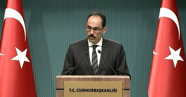 İbrahim Kalın: ABD’yle uzlaşma yok