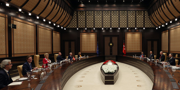 Cumhurbaşkanlığı'ndan Erdoğan-AB görüşmesine ilişkin flaş açıklama