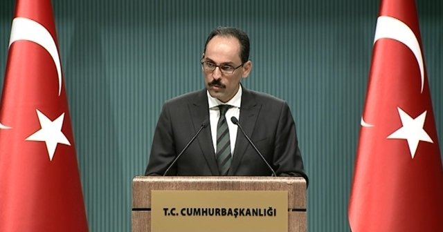 İbrahim Kalın’dan ’YPG’ açıklaması