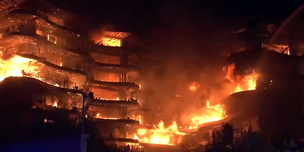 İbrahim Tatlıses'in evinin de bulunduğu Folkart Sitesi küle dönmüştü! Yangının çıkış nedeni belli oldu