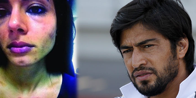 Ünlü futbolcunun eşi konuştu: Yumrukladı...