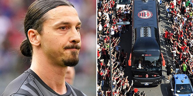 Ibrahimovic, Milan takım otobüsünün camını kırdı