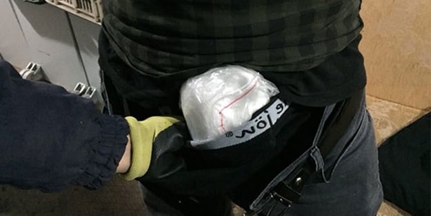 Polis arama yaptı! Bakın donundan ne çıktı
