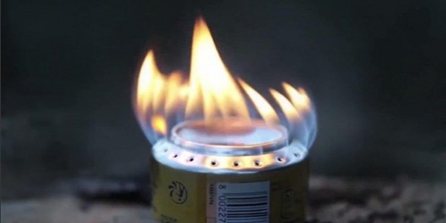 İçecek kutusundan öyle bir şey yaptı ki!