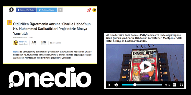 İçerdeki gâvur sevicileri kafayı yine çıkardı! Macron’a alkış tutan onedio’dan büyük alçaklık