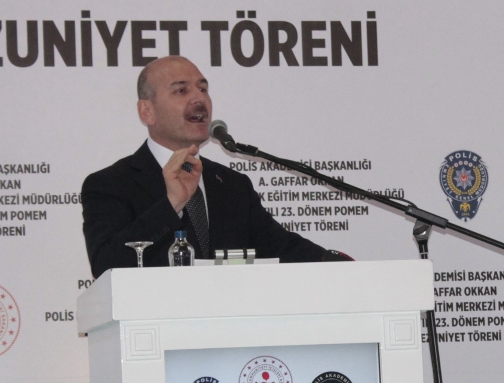 İçişleri Bakanı Soylu, Diyarbakır’da POMEM mezuniyet törenine katıldı 
