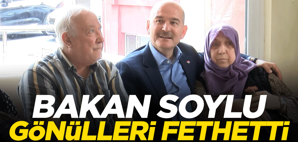 Bakan Soylu gönülleri fethetti