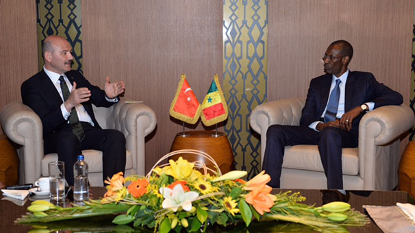 İçişleri Bakanı Süleyman Soylu Senegal'de