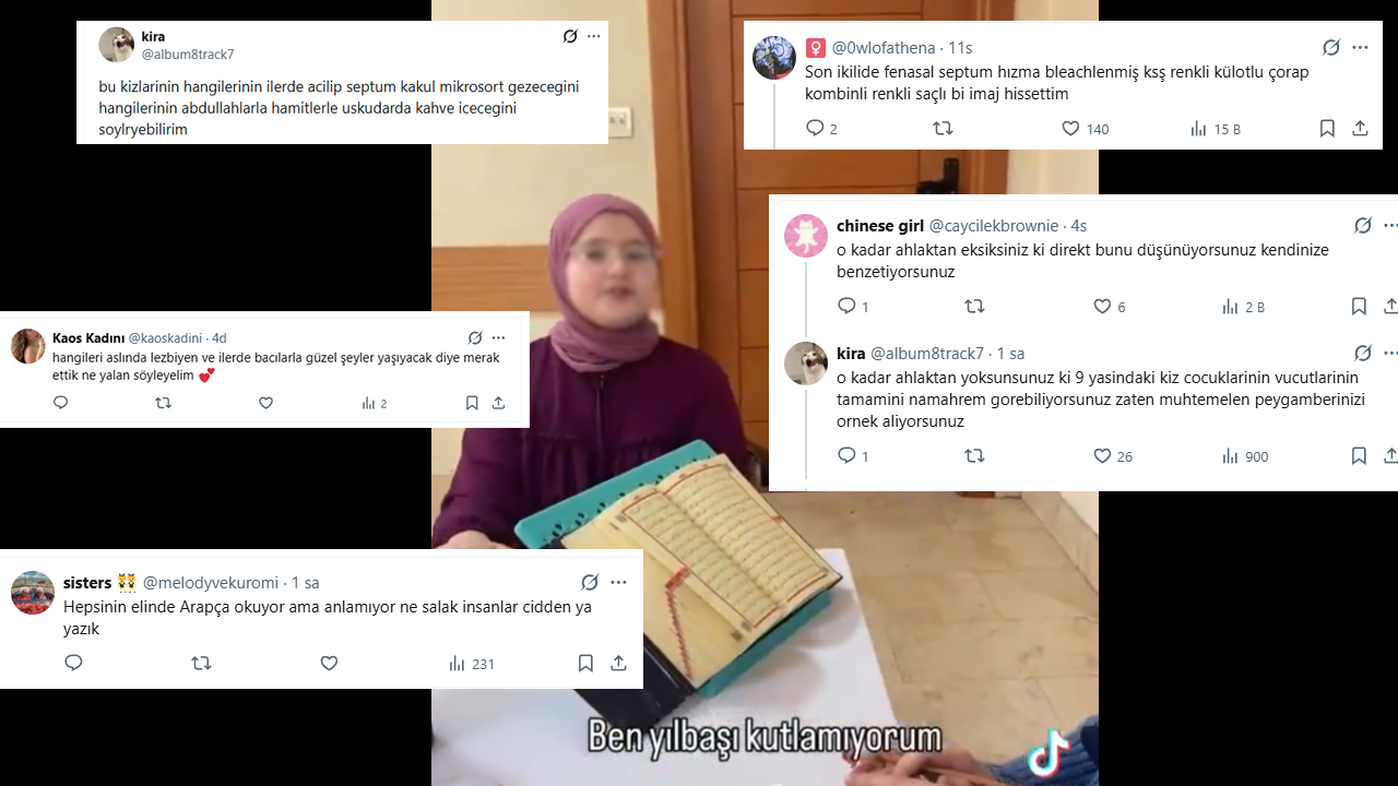 Yetkililer neyi bekliyor! Seküler hesaplardan X'te başörtülü küçük kız çocuklarına taciz ve sapıklık!