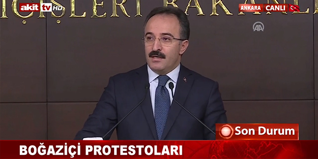 İçişleri Bakanlığı'ndan flaş Boğaziçi açıklaması
