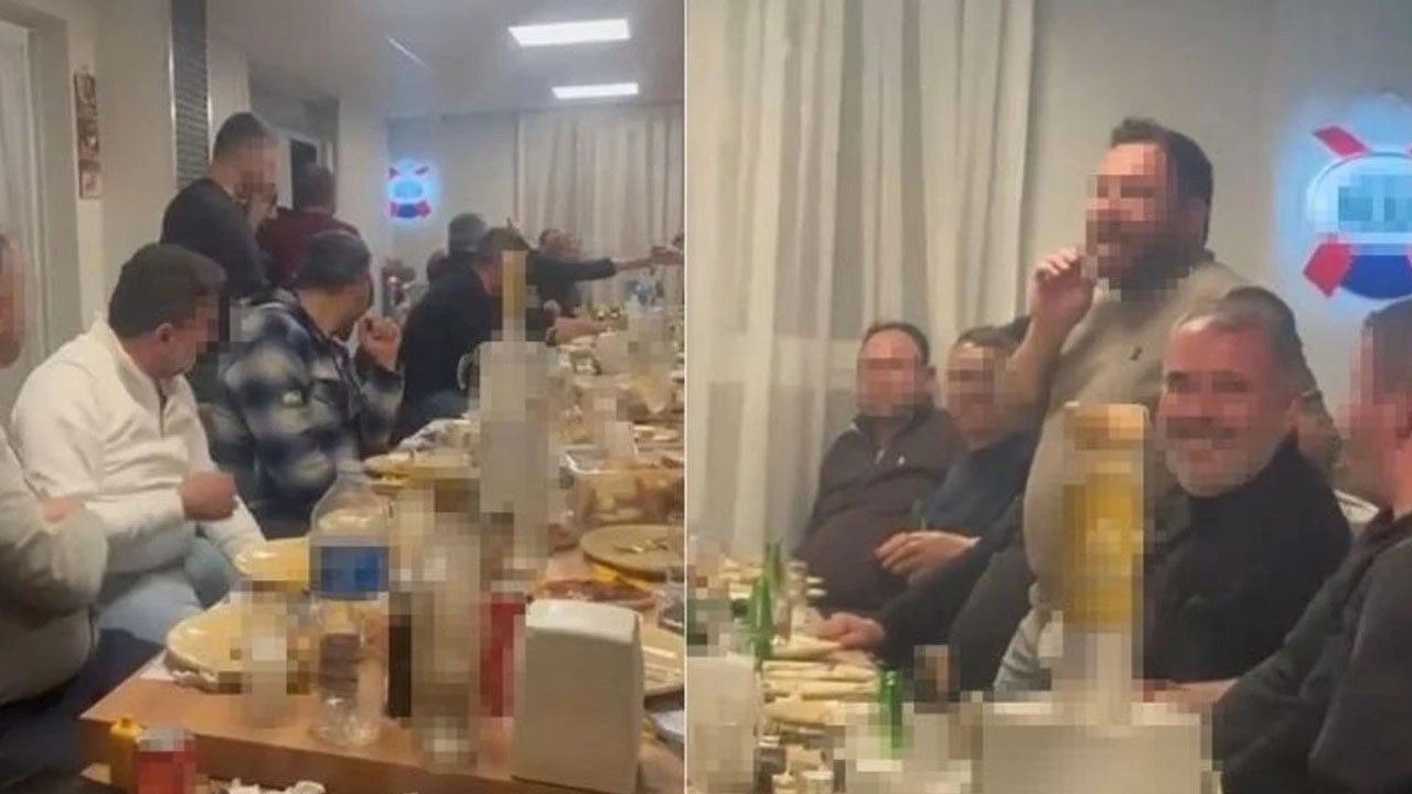 Rezalet cezasız kalmadı! İçki masasında Sela okutan MHP’liye anında ihraç