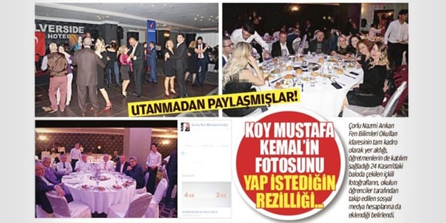İçkili danslı öğretmenler günü