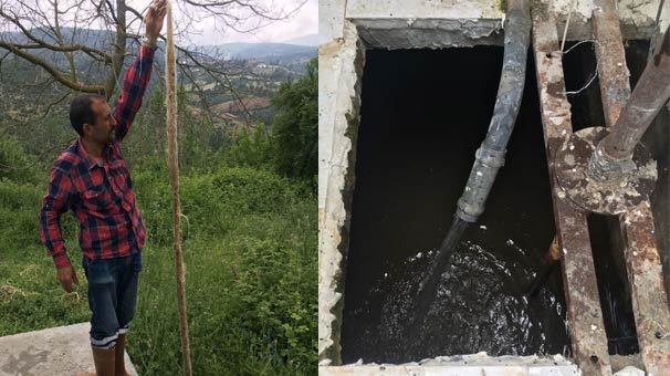 İçme suyu hattından çıktı, şaşkına çevirdi