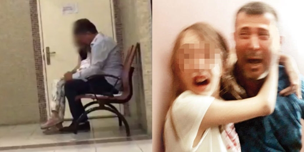 İcra memurlarının zorla ayırdığı baba-kız hasret giderdi