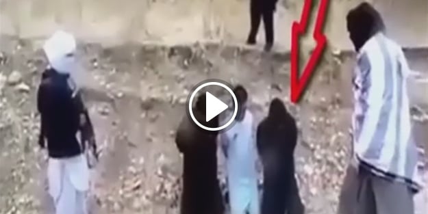 İdam videosu çekmek isterken...