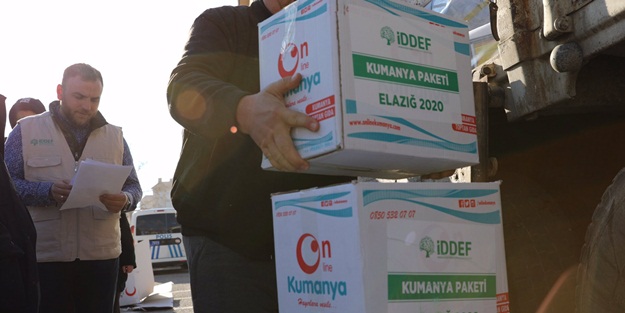 İDDEF, Elazığ'daki depremzedeleri yalnız bırakmadı