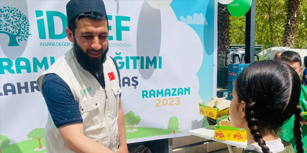 İDDEF yardım çalışmalarını bu ramazanda da sürdürdü