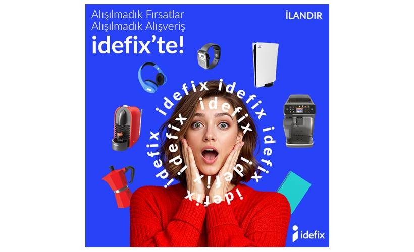 idefix, yeni lansmanıyla e-ticarette “Alışılmadık Alışveriş” dönemini başlatıyor!