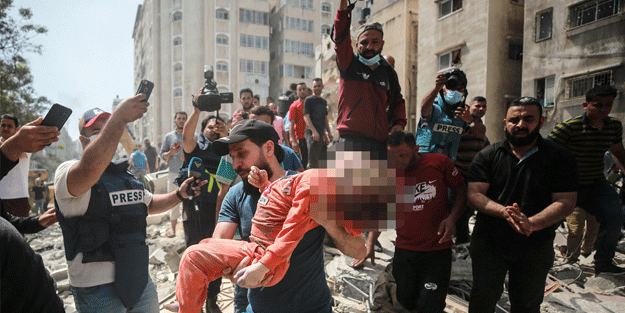 İdil'de İsrail'in Gazze’ye saldırıları protesto edildi