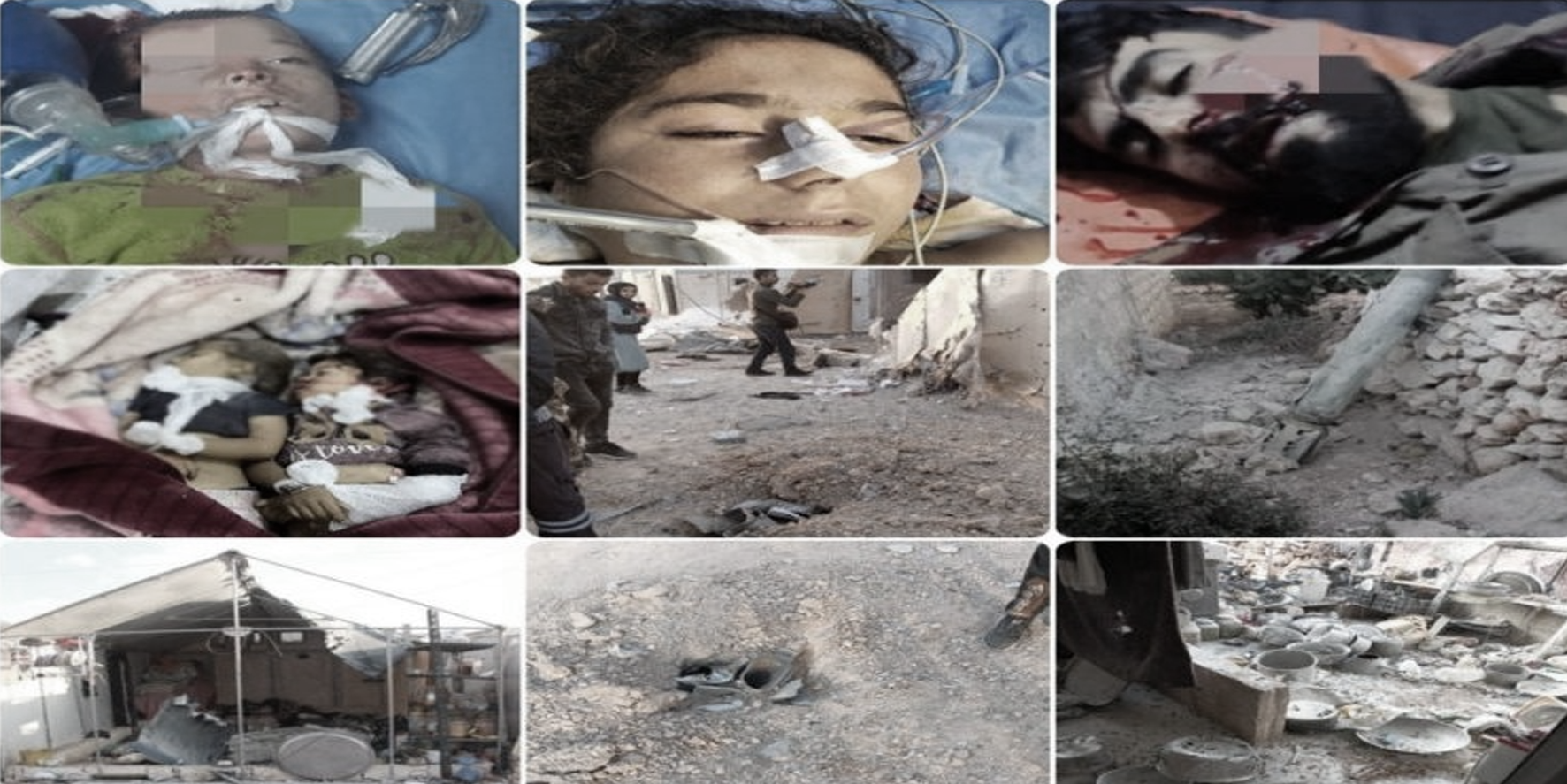 İdlib'de çadır kampa misket bombalı saldırı: 6 ölü, 75 yaralı!