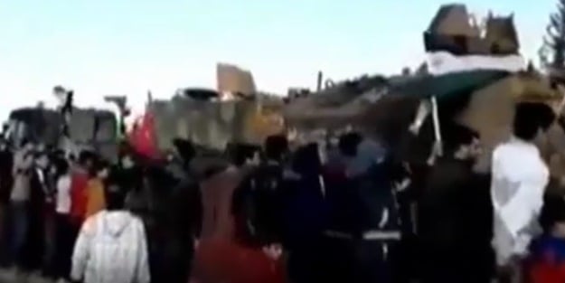 İdlib'de Türk askeri böyle karşılandı: Muhammed'in ordusu geldi