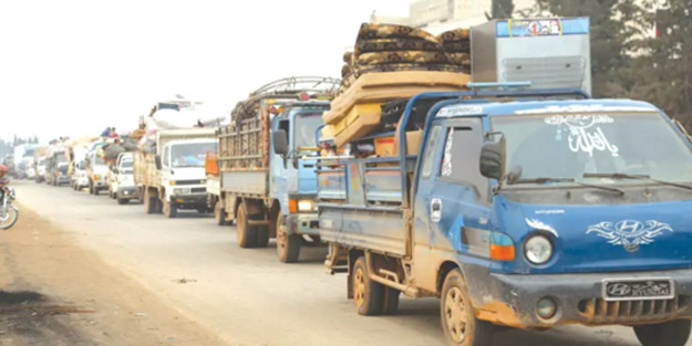 İdlib’den kaçanlara Afrin’de yer yapılıyor