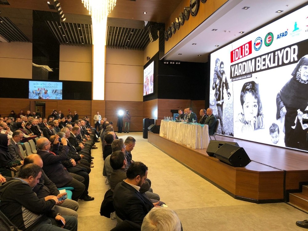 İdlib’e yardım için kampanya başlatıldı 
