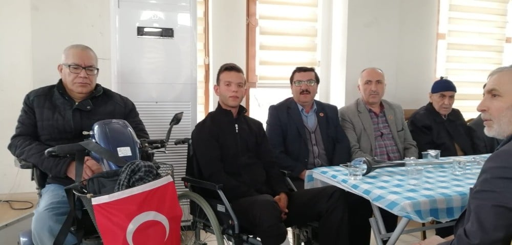 İdlib’te yaralanan uzman çavuş silah arkadaşları için okutulan mevlide katıldı 