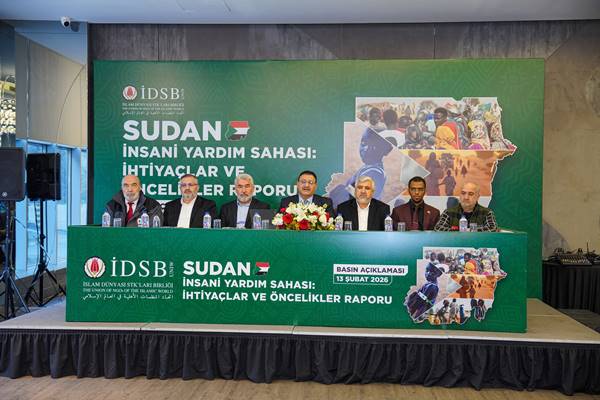 İDSB, Sudan İçin İnsani Yardım ve Koordinasyon Basın Toplantısı Düzenliyor