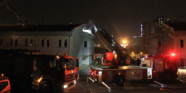 İETT garajında korkutan yangın!