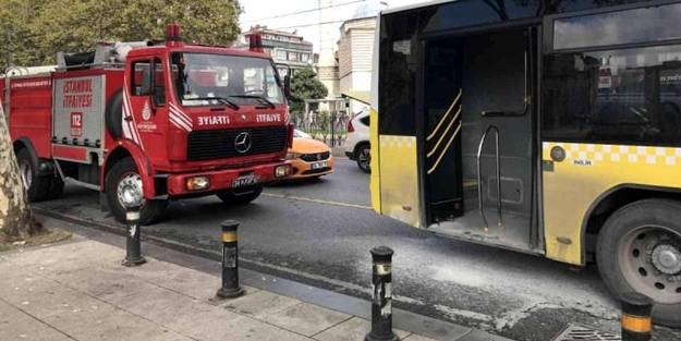 İETT otobüsleri birbirine girdi!