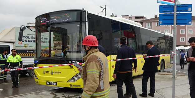 İETT otobüsü ile tır çarpıştı! Direksiyon başında bayıldı