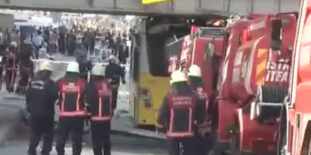 İETT otobüsünde patlama
